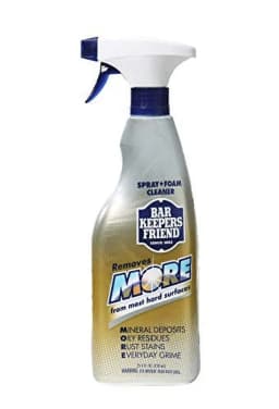 Bar Keepers Friend More Spray + Foam (25.4 oz) | Multipurpose Spray Cleanser and Rust Stain Remover | for Use on Countertops, Sinks, Bathtubs - Thumbnail 1