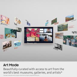 Samsung QN85LS03FWFXZA 85 Inch The Frame Wireless 4K Neo QLED TV with 3 Year Amber Protection Plan (2025) - Thumbnail 7