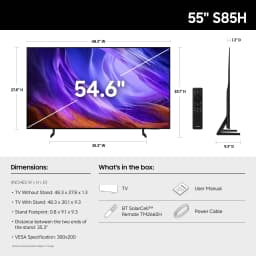 Samsung 55" Class S85H Series OLED 4K UHD Samsung Vision AI Smart Tizen TV 2026 - Thumbnail 9