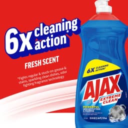 Ajax Extreme Clean Foaming Dish Soap, Deep Cleaning, Grease-Cutting, 25 fl oz - Thumbnail 2