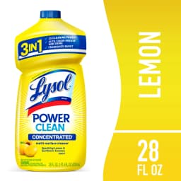 Lysol All Purpose Cleaner, Multi-Surface Disinfectant Floor Cleaner for Mopping Solution, for Bathroom & Kitchen, Lemon & Sunflower, 28 fl oz - Thumbnail 1