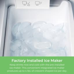 Kenmore 20.3 Cu. ft. Capacity Counter-Depth French Door Refrigerator and Freezer with Ice Maker, Stainless Steel - Thumbnail 13