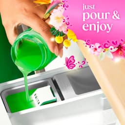 Gain Laundry Detergent Liquid, Now with Odor Defense, Happy Hibiscus Scent, 81 fl oz, 61 Loads - Thumbnail 11