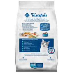 Blue Buffalo Tastefuls Natural Kitten Dry Cat Food, Chicken and Brown Rice Recipe, 5-lb. Bag - Thumbnail 2