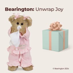 Bearington Sicky Vicky Get Well Soon Stuffed Animal Teddy Bear 10", For Ages 3-14 - Thumbnail 5