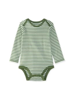Garanimals Newborn & Baby 100% Cotton Long Sleeve Bodysuits, Sizes 0–24M, 4-Pack - Thumbnail 4