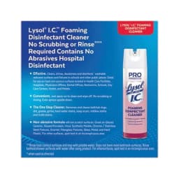 Foaming Disinfectant Cleaner 24 oz Aerosol Spray, 12/Carton - Thumbnail 4