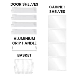 Conserv 14 cu.ft. Convertible Upright Freezer/Refrigerator Garage Ready in White - Thumbnail 9