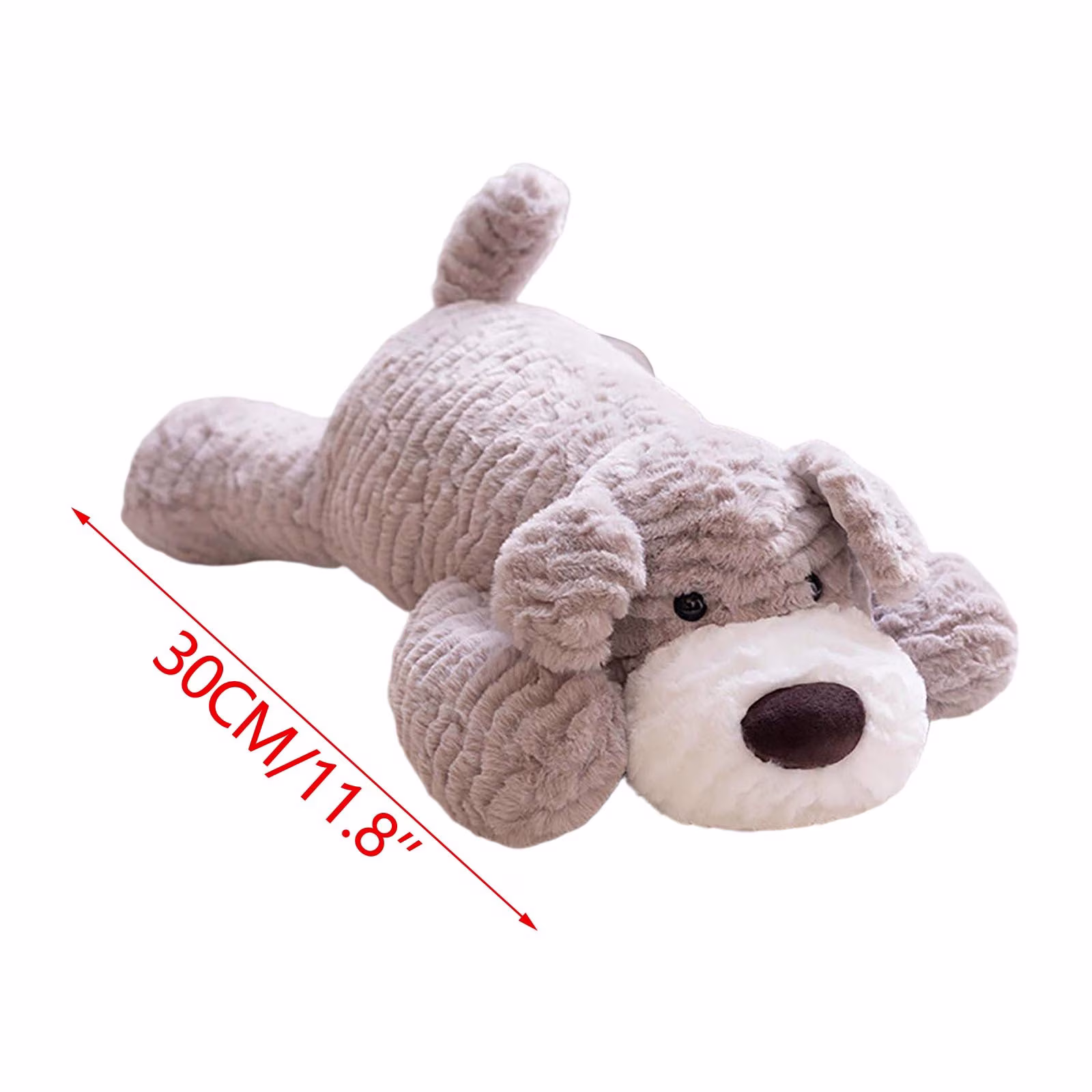 E-962 C Adorable Lying Down Dog Doll Plush For Cozy Cuddles #GC14A - Thumbnail 3