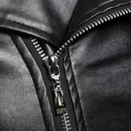 UQJfacai Mens Faux Leather Jacket Lapel Collar Zip Up Cropped Jackets Motorcycle Lightweight Fashion Casual Outerwear with Pockets - Thumbnail 7