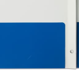 Pen+Gear 3-Prong Letter Size Paper Folder, Blue - Thumbnail 3