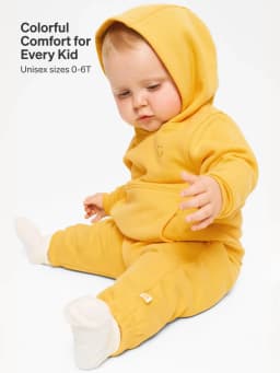 Color Mix by Garanimals Baby & Toddler Fleece Sweatpants, Sizes 0–6T - Thumbnail 3