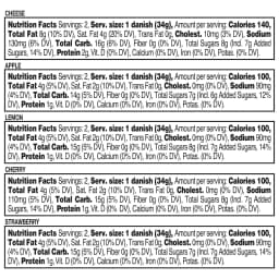 Freshness Guaranteed Assorted Mini Danish Baked Pastries with Light Glaze, 12 oz, 10 Count - Thumbnail 4