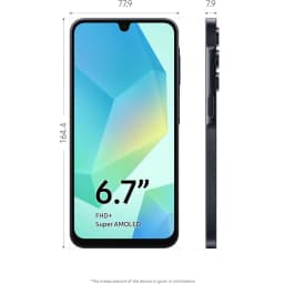 Samsung Galaxy A16 A165M 128GB, 4GB RAM - Dual-SIM GSM Unlocked Android Smartphone (Latin America Version) - Black (New) - Thumbnail 3