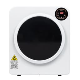 Ktaxon 3.5 cu. ft. Portable Electric Compact Stainless Steel Dryer, White - Thumbnail 1