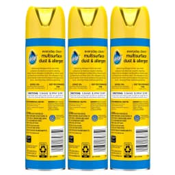 Pledge Clean It Dust & Allergen Multisurface Cleaner Spray, Lemon Scent, 9.7 oz, 3 Count - Thumbnail 7