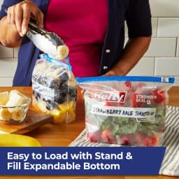 Hefty Slider Quart Freezer Bags, 50 Count - Thumbnail 6