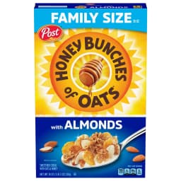 Honey Bunches of Oats with Almonds, Almond Breakfast Cereal, Family Size 18 oz Box - Thumbnail 12