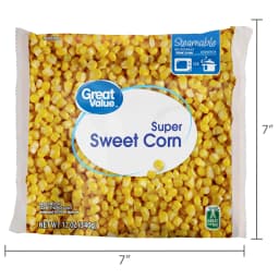 Great Value Whole Kernel Corn, 12 oz Steamable Bag (Frozen) - Thumbnail 8