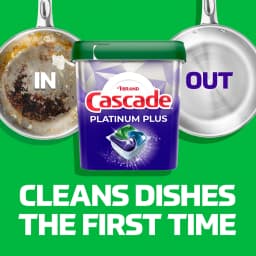 Cascade Platinum Plus, Dishwasher Pods, Fresh, 57 Count - Thumbnail 5