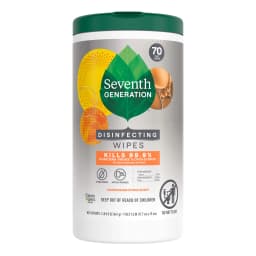 Seventh Generation Disinfecting Wipes, Lemongrass Citrus, 70 Wipes​ - Thumbnail 1