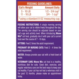 Meow Mix Original Choice Dry Cat Food, All Life Stages, Chicken, Turkey, Salmon & Ocean Fish Flavors, 30 lb Bag - Thumbnail 6