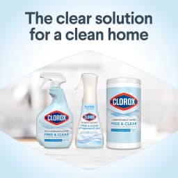 Clorox Free & Clear Multi Surface Cleaner, Spray Bottle, Fragrance Free, 32 fl oz - Thumbnail 7
