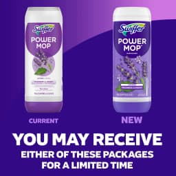 Swiffer Power Mop Refill Solution, Tile, Vinyl, Laminate, Wood, Floor Cleaner, Lavender, 2x 25.3 fl oz - Thumbnail 8