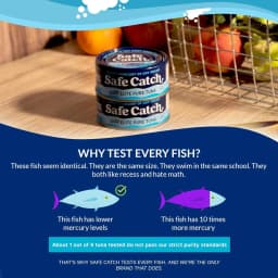 Safe Catch Wild Skinless & Boneless Pacific Pink Salmon, No Salt Added, 3 Pack, 5 oz Cans – Mercury Tested Canned Salmon - Thumbnail 7