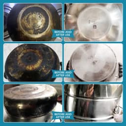 Pot Bottom Gel Cleaner,Heavy Duty Stainless Steel Kitchen Degreaser for Tough Oil Stains,Multi-Surface Instant Grease Removal for Cookware Appliances - Thumbnail 5