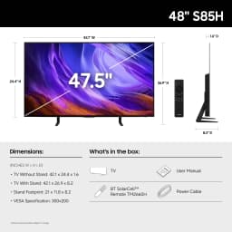 Samsung 48" Class S85H Series OLED 4K UHD Samsung Vision AI Smart Tizen TV 2026 - Thumbnail 8