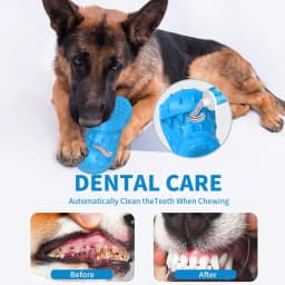 PcEoTllar Juguetes para Perros para Masticadores Agresivos de Raza Grande, Juguetes para Masticar para Perros con Forma de Pantufla y Sonido para - Thumbnail 4