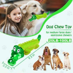 Pet Deluxe Dog Chew Toys for Aggressive Chewers Tough Dog Toys for Large Dogs Indestructible Dog Toys Heavy Duty Dog Toys for Small Medium Large Dogs - Thumbnail 5