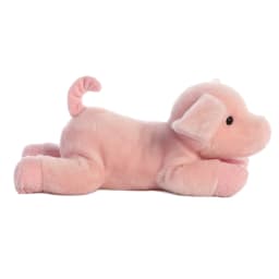 Aurora - Medium Pink Flopsie - 13" Pickles Piglet - Adorable Stuffed Animal - Thumbnail 2