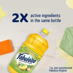 Fabuloso Multi-Purpose Cleaner, 2X Concentrated Formula, Floor Cleaner, Pineapple Scent, 16.9 fl oz - Thumbnail 3