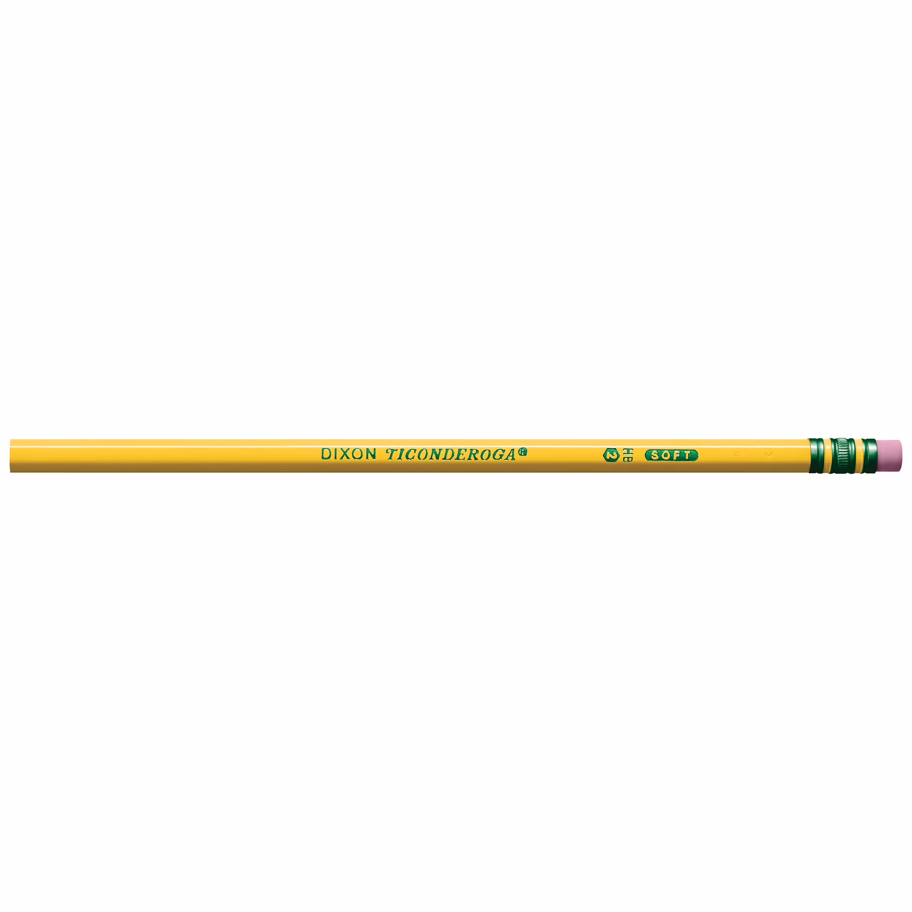 Ticonderoga Wood Pencils, Unsharpened, #2 HB .3 mm Lead, Yellow, 24 Count - Thumbnail 2