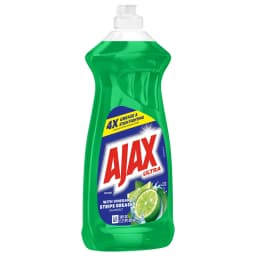 Ajax Ultra Liquid Dish Soap, Mess-Free, Easy-Flip Cap, Lime Scent with Vinegar, 28 fl oz - Thumbnail 13