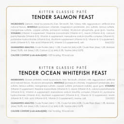Purina Fancy Feast Kitten Food, Wet Cat Food, Classic Pate Collection with Milk, 3 oz Cans, 24 Pack - Thumbnail 7