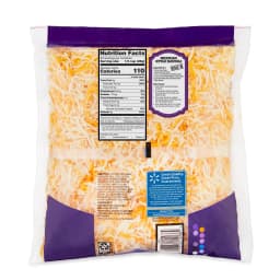 Great Value Fiesta Cheese Finely Shredded Blend, 32 oz Bag - Thumbnail 7