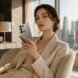 Smartphone - Full Network Version 4GB 64GB Storage - 6.8-inch Android System, supports Dual Pixel Camera Built-in stylus, sast charging, Dual SIM Dual Standby, complete accessories - Thumbnail 4