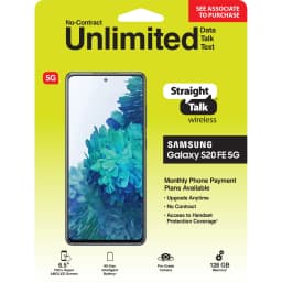 Straight Talk Samsung Galaxy S20 FE, 128GB, Navy- Prepaid Smartphone [Locked to Straight Talk] - Thumbnail 8