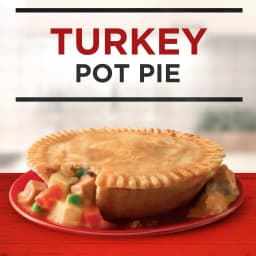 Banquet Turkey Pot Pie, 10g Protein, Frozen Meal, 7 oz - Thumbnail 2