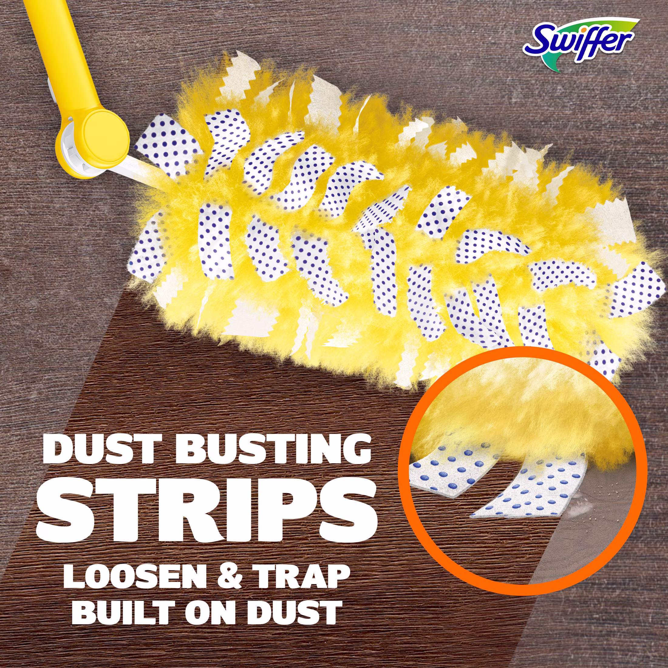 Swiffer Heavy Duty 3 ft Extendable Duster Kit with Refills, Unscented, 1 Handle + 3 Refills - Thumbnail 12