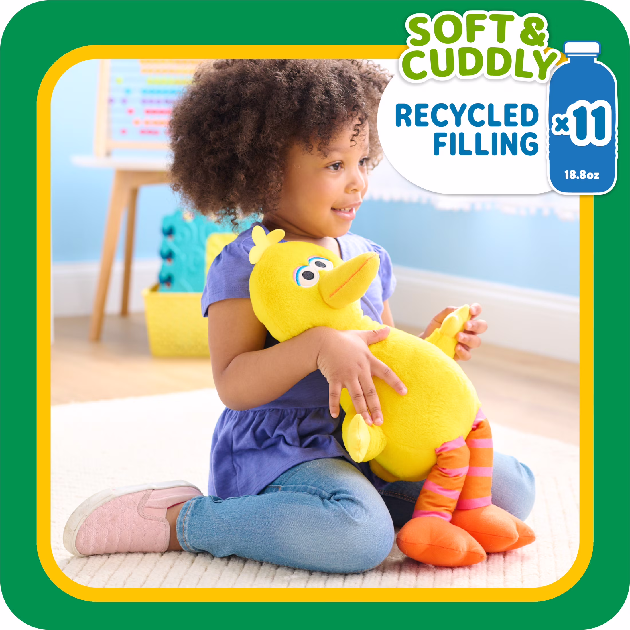 Sesame Street Large Plush Big Bird Baby and Toddler Toys - Thumbnail 5
