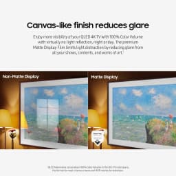 Samsung 55-in LS03D The Frame Smart TV Bundle with Modern Brown Bezel (2024) - QN55LS03DAFXZA + VG-SCFA55BWBZA - Thumbnail 4
