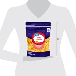 Great Value Sharp Cheddar Finely Shredded Cheese, 8 oz Bag - Thumbnail 8