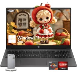 HP 255 G10 15.6" FHD Business Laptop, AMD Ryzen 7 7730U, Wi-Fi 6, 16GB RAM,1TB PCIe, Windows 11 Pro - Thumbnail 1