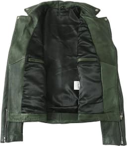 Pure Leather - Men's Easy Rider Motorcycle Lambskin Leather Jacket - Thumbnail 2