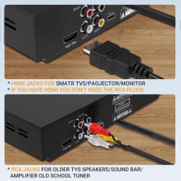 1080P DVD Player for TV and Home Theater Support Usb and Multi Format - Thumbnail 8