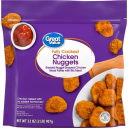 Great Value Fully Cooked Chicken Nuggets, 32 oz (Frozen) - Thumbnail 1